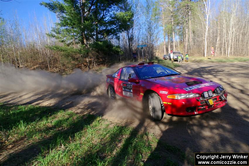 Rob Dupree / Kevin Dobrowolski Mitsubishi Eclipse GSX on SS6, Kabekona III.