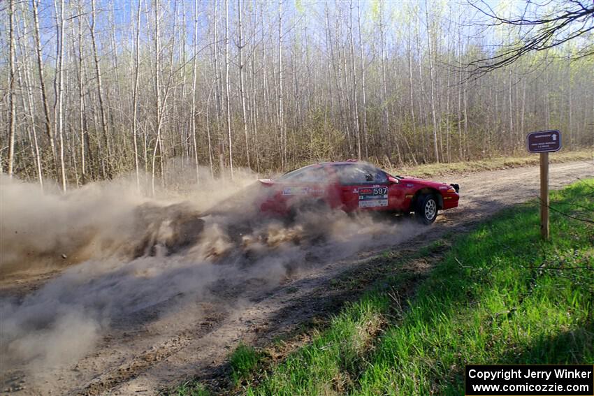 Rob Dupree / Kevin Dobrowolski Mitsubishi Eclipse GSX on SS6, Kabekona III.