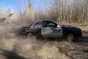 Travis Mattonen / Anikka Nykanen Subaru Impreza on SS6, Kabekona III.