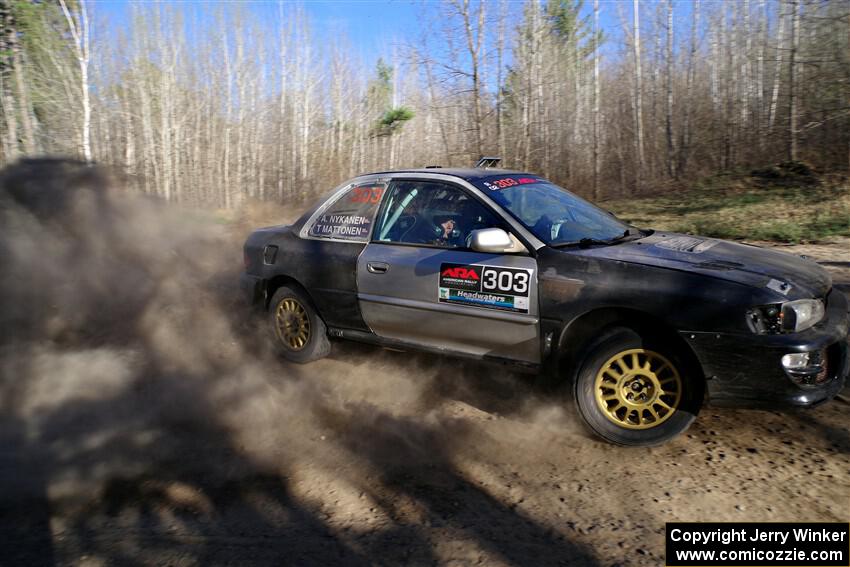 Travis Mattonen / Anikka Nykanen Subaru Impreza on SS6, Kabekona III.