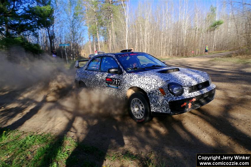 Peter Farrow / Jackson Sedivy Subaru WRX on SS6, Kabekona III.