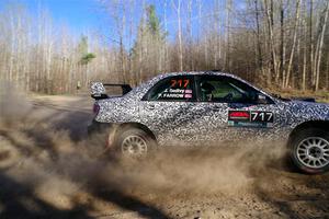 Peter Farrow / Jackson Sedivy Subaru WRX on SS6, Kabekona III.