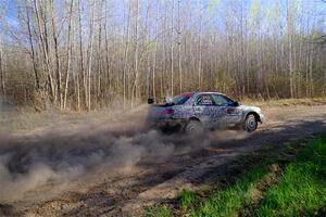 Peter Farrow / Jackson Sedivy Subaru WRX on SS6, Kabekona III.