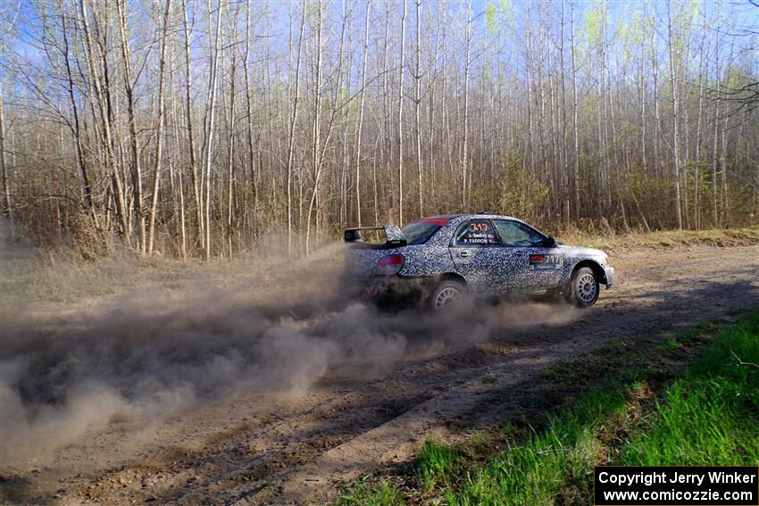 Peter Farrow / Jackson Sedivy Subaru WRX on SS6, Kabekona III.
