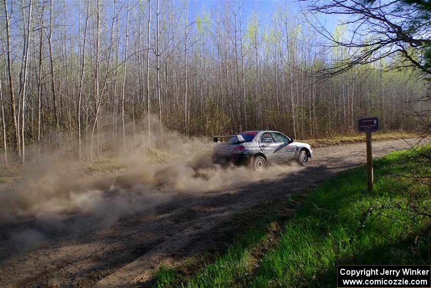 Peter Farrow / Jackson Sedivy Subaru WRX on SS6, Kabekona III.