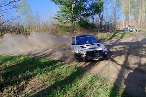 Josh Kemp / Danielle Kemp Subaru WRX on SS6, Kabekona III.