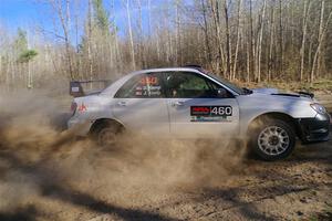 Josh Kemp / Danielle Kemp Subaru WRX on SS6, Kabekona III.