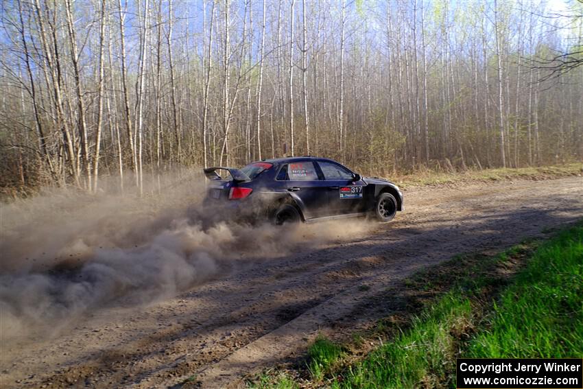 Daryl Bergen / Lorelai Payeur Subaru WRX STi on SS6, Kabekona III.