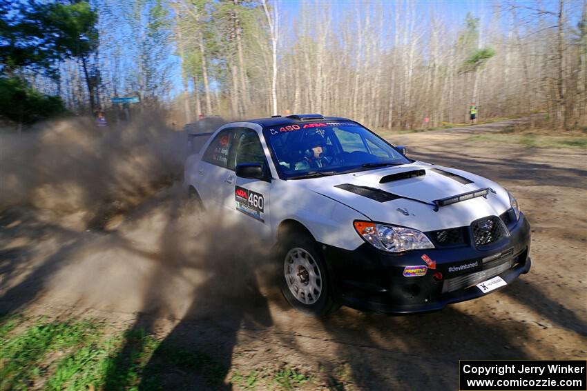 Josh Kemp / Danielle Kemp Subaru WRX on SS6, Kabekona III.