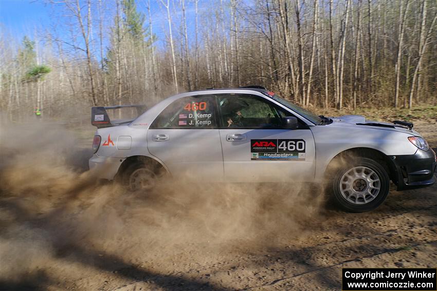 Josh Kemp / Danielle Kemp Subaru WRX on SS6, Kabekona III.