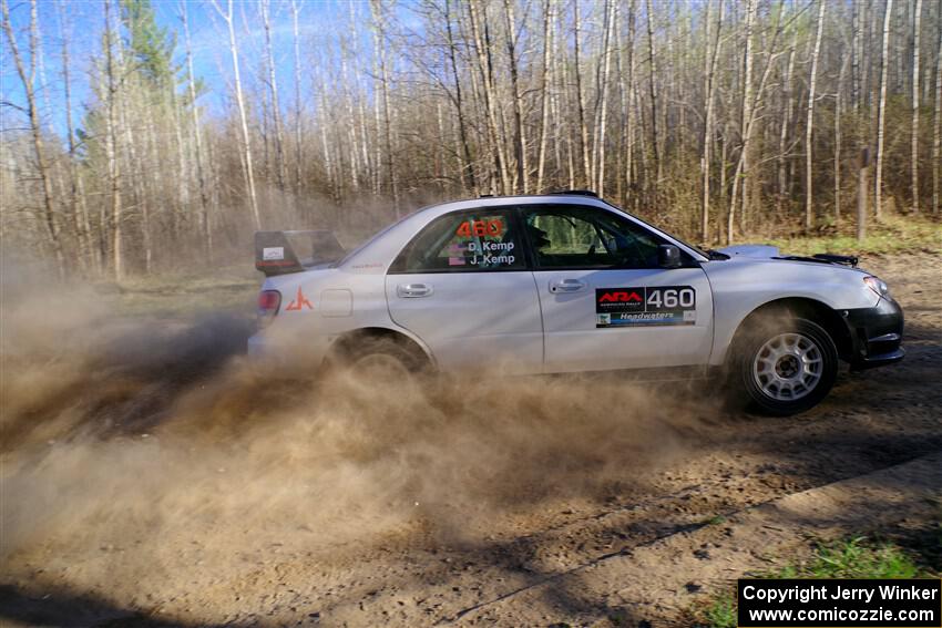 Josh Kemp / Danielle Kemp Subaru WRX on SS6, Kabekona III.