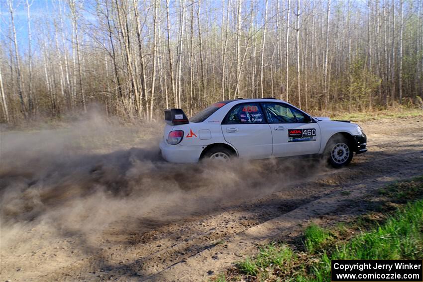 Josh Kemp / Danielle Kemp Subaru WRX on SS6, Kabekona III.
