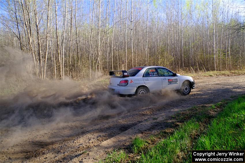 Josh Kemp / Danielle Kemp Subaru WRX on SS6, Kabekona III.