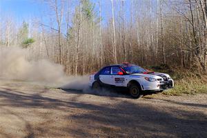 Jason Cook / Maggie Tu Subaru WRX on SS6, Kabekona III.