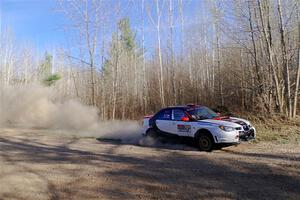 Jason Cook / Maggie Tu Subaru WRX on SS6, Kabekona III.