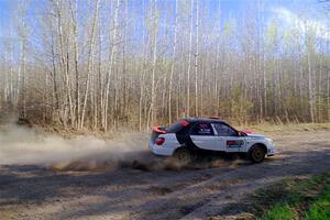 Jason Cook / Maggie Tu Subaru WRX on SS6, Kabekona III.