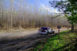 Jason Cook / Maggie Tu Subaru WRX on SS6, Kabekona III.