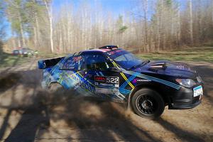 Matt James / Jackie James Subaru Impreza on SS6, Kabekona III.