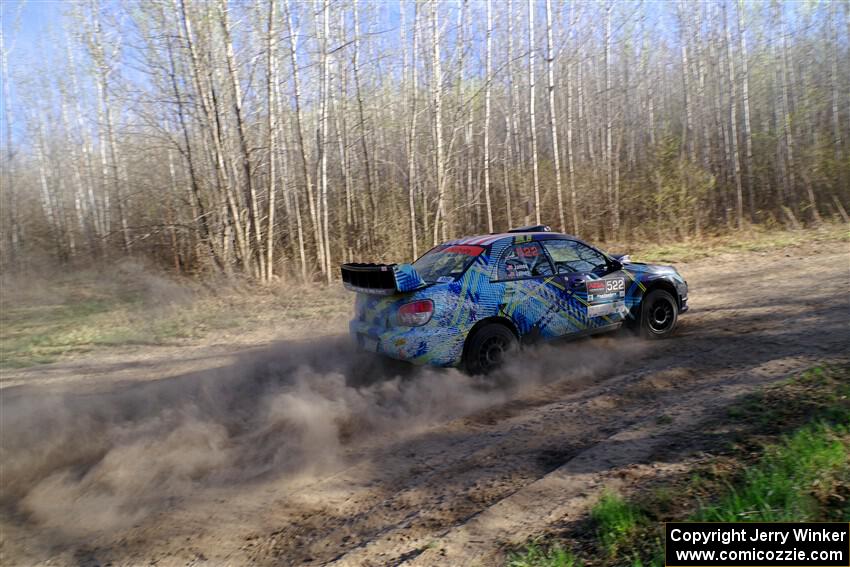 Matt James / Jackie James Subaru Impreza on SS6, Kabekona III.