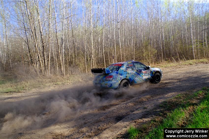 Matt James / Jackie James Subaru Impreza on SS6, Kabekona III.