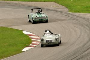 and Tim Lynch's Triumph TR-4A