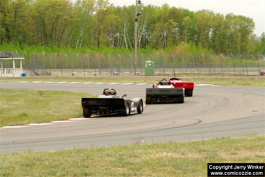 Ben Anderson's, Justin Elder's and Nolan Elder's Spec Racer Ford 3s