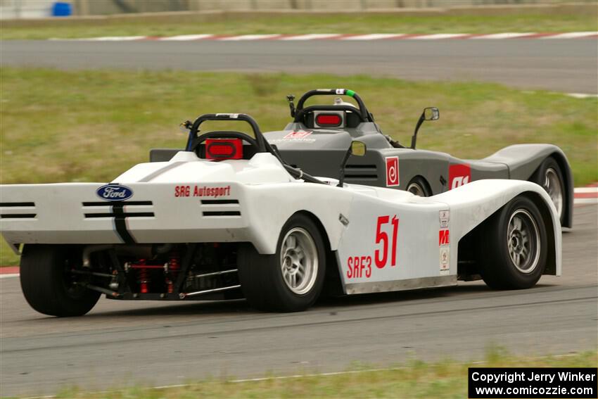 Justin Elder's and Frank Gigler's Spec Racer Ford 3s