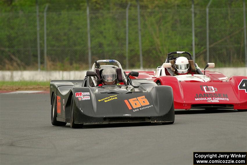 Ellen Silverberg's and John Janssen's Spec Racer Ford 3s