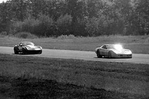 Doug Rippie's and Rick Dittman's Chevy Corvettes