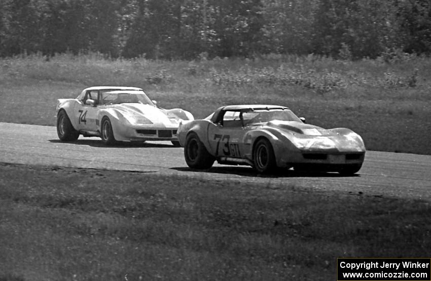 H. Brech Kauffman's and Paul Musschoot's GT-1 Chevy Corvettes