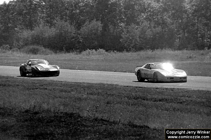 Doug Rippie's and Rick Dittman's GT-1 Chevy Corvettes