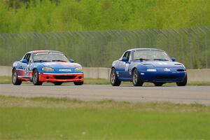 Luke Allen's and Bruce Allen's Spec Miata Mazda Miatas