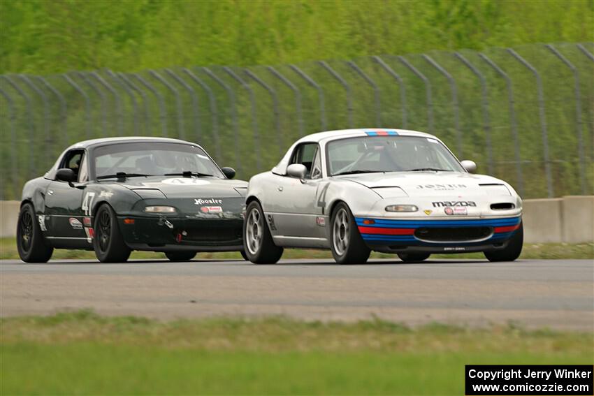 Tony Jones' and Sam Nogosek's Spec Miata Mazda Miatas