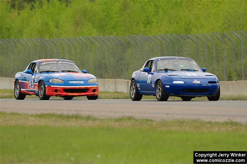 Luke Allen's and Bruce Allen's Spec Miata Mazda Miatas