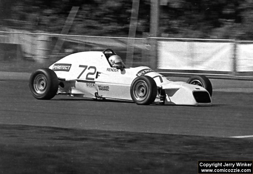 Jim Render's Van Diemen RF83 Formula Ford