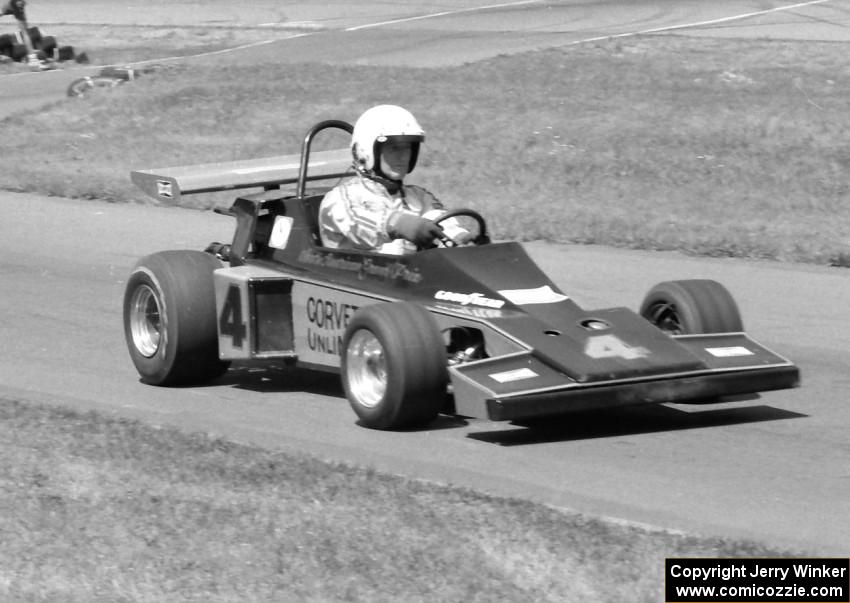 Paul Newman did several laps in this go-kart at the end of Saturday's races.
