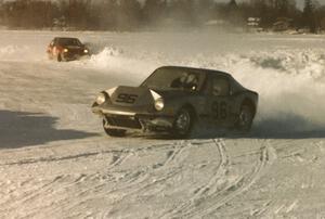 Scotty Bell's SAAB Sonnet II leads the Herm Johnson / Adam Popp Dodge Colt