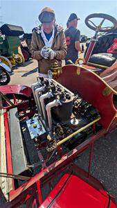 Roger Moffat's 1904 Franklin at the Kingston stop.