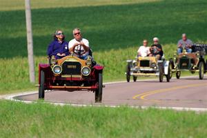 Paul Schaefer's 1909 Brush, James Vasel's 1911 Brush Model E and Pat McDivitt's 1906 Ford Model F