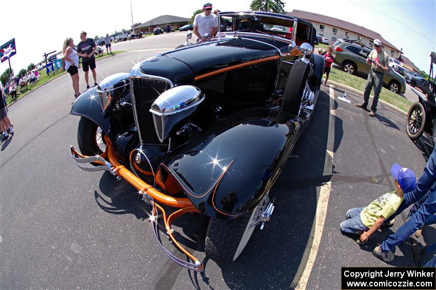 1933 Ford Coupe on display in Buffalo.