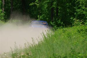 Jimmy Pelizzari / Bryce Proseus Subaru WRX on SS1, Camp 3 North.