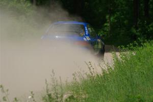 Connor Himes / Aleut Hatfield Subaru Impreza on SS1, Camp 3 North.