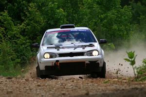 John Gusmano / Zack Goldstein VW GTI on SS1, Camp 3 North.