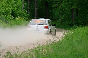 John Gusmano / Zack Goldstein VW GTI on SS1, Camp 3 North.