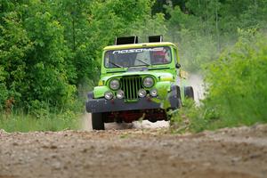 Mike Purzycki / Matt Wernette Jeep Scrambler on SS1, Camp 3 North.