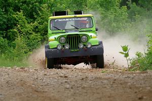 Mike Purzycki / Matt Wernette Jeep Scrambler on SS1, Camp 3 North.