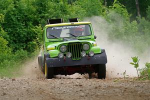 Mike Purzycki / Matt Wernette Jeep Scrambler on SS1, Camp 3 North.