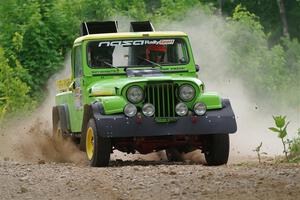 Mike Purzycki / Matt Wernette Jeep Scrambler on SS1, Camp 3 North.