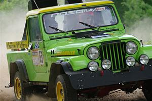 Mike Purzycki / Matt Wernette Jeep Scrambler on SS1, Camp 3 North.