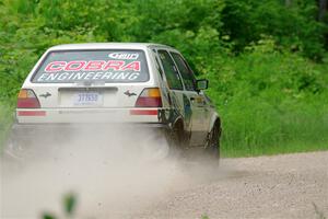 Heath Shively / Shanti Witt VW Golf on SS1, Camp 3 North.